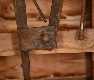 Antique VTG COLUMBIAN Blacksmith Post Vise Tool 4 - 3/4 