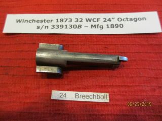 Winchester Model 1873 Breech Bolt From A 32 Wcf Rifle C1890