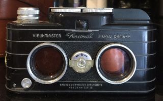 VINTAGE VIEW MASTER PERSONAL STEREO CAMERA WITH CUSTOM LEATHER CASE 2