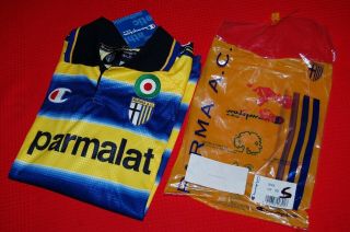 Champion Parma Ac Shirt 1999 2000 Deadstock Jersey Football 90s Vintage