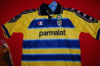 CHAMPION PARMA AC SHIRT 1999 2000 DEADSTOCK JERSEY FOOTBALL 90S VINTAGE 3