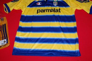 CHAMPION PARMA AC SHIRT 1999 2000 DEADSTOCK JERSEY FOOTBALL 90S VINTAGE 8