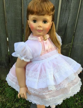 Vintage Dress,  Apron,  & More For Ideal Patti Playpal Or 35 " - 36 " Doll