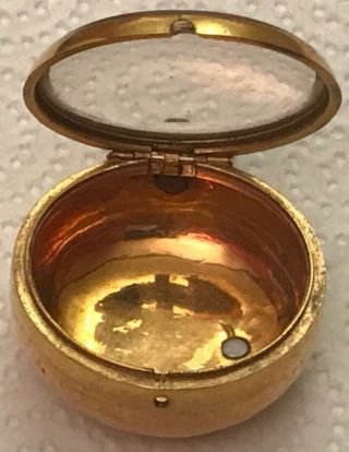 Extremely Rare 18th Century Spindle Pocket Watch Gilt Case With Gilt Piqué. 9