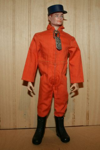 Gi Joe Vintage 1967 Talking Action Pilot Foreign Head Figure W/outfit