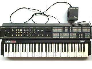 Rare 1985 Siel Dk 80 Vintage Polyphonic Analog Synthesizer Digital Controls