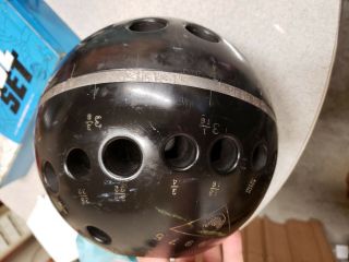 Vintage amflite amf Ebonizer Curval Bowling Ball Grip Fitter Sizer RARE 2