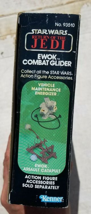 Star Wars Vintage EWOK COMBAT GLIDER Toy ROTJ Box and Instructions 1983 Kenner 6