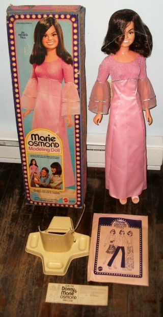 Vintage 1976 Marie Osmond Modeling Doll Complete