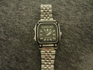 1980s Seiko Sports 100 Alarm Chrono Mens Digital/analog Watch H557 - 5099 Batt