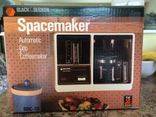 Vintage Black & Decker Spacemaker Coffee Maker Sdc - 1d Open Box
