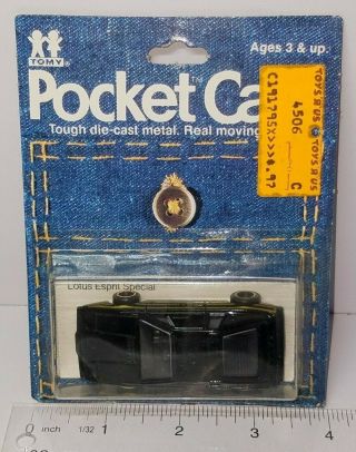 Vintage 1979 1/60 Tomy Pocket Cars Lotus Esprit No.  220 - F24