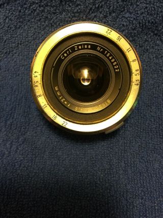Carl Zeiss Biogon 1:4,  5 F=21mm Nr 1549522 Vintage Camera Lens 2