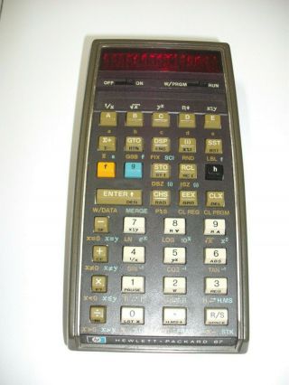 Hewlett Packard 67 HP - 67 Calculator Vintage 2
