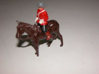 Metal Toy Mountie Figure By Timpo