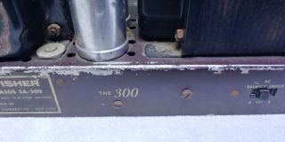 Fisher SA - 300 EL34 Vintage Stereo Tube Amplifier 12