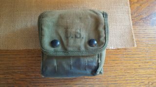 Wwii Korean Vietnam War Us Jungle First Aid Kit Pouch 1945 Arakelian Co Marked.