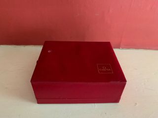 Omega Vintage 70s Red Watch Box