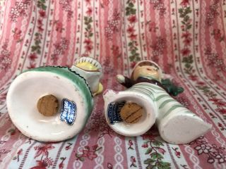 Vintage Enesco Sweet Shoppe winking cupcake candy girl boy salt pepper shakers 3