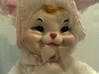 1950s Rushton Rubber Face Plush Bunny 2