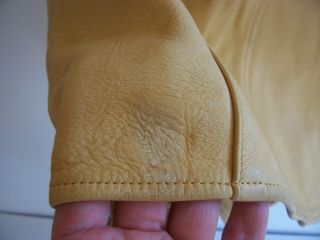 Vintage Double RL Ralph Lauren Men ' s (M) Deerskin Leather Button Vest 1980 ' s 8