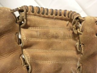 VINTAGE Wilson The A2000 Baseball Glove Made In USA RHT EARLY MODEL REPAIR 5