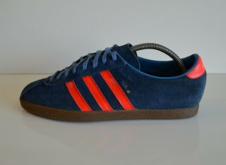 Vintage Adidas Dublin City Series UK 9.  5 made in Yugoslavia 70 - 80s Rare Casuals 5