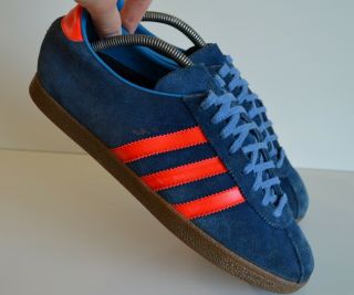 Vintage Adidas Dublin City Series UK 9.  5 made in Yugoslavia 70 - 80s Rare Casuals 7