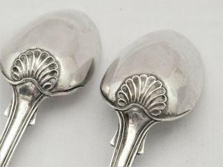 CHINESE EXPORT SILVER SERVING / TABLE SPOONS - LONDON 1830 4