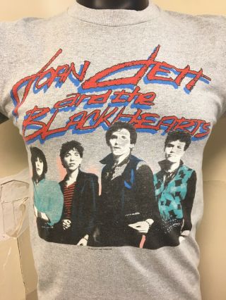 Vintage Joan Jett And The Blackhearts World Tour T Shirt Sz Small 1983 2