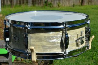 Vintage Camco Oaklawn Badge 5 x 14 Snare Drum 910 - D Deluxe Drum Kit 4