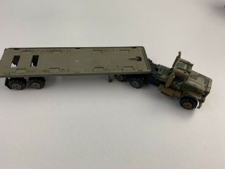 Vintage Schaper Stomper Mobile Force Semi Tract With Trailer,