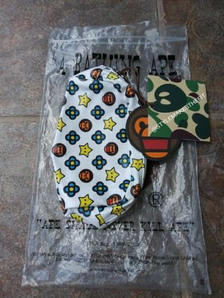 Bape Makeup Bag 100 Authentic Vintage From 2005 Nintendo Pattern Very Rare