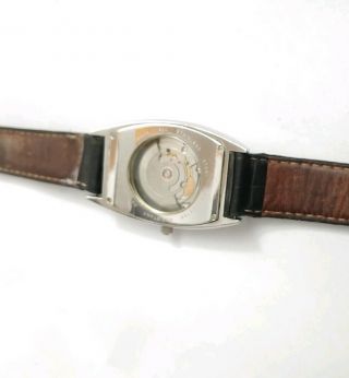 Alfred Hammel rare vintage watch men ' s automatic leather steel 25 jewel vintage 3