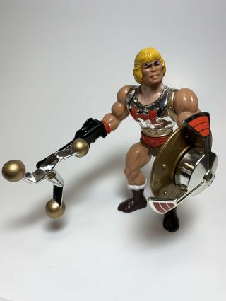 Masters Of The Universe Vintage Flying Fist He - Man Action Figure Complete