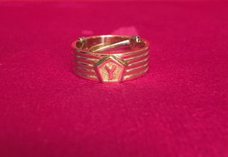 Vintage York Rite College Of The Purple Heart Ring