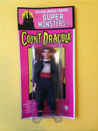 Vintage Dracula Figure Ahi Azrak Hamway Monsters Count Dracula On Card