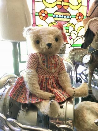 Jennifer Murphy Bear Awesome Off White Long Mohair This One Is Vintage