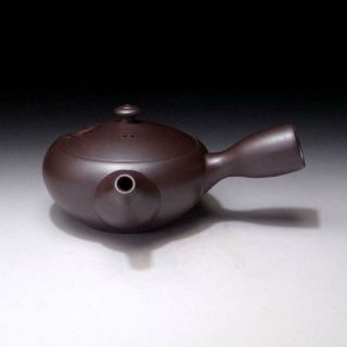 AM7: Japanese Sencha Tea Pot,  Banko ware by 1st class potter,  Kyuzan Tamura 3