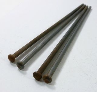 Axles For Toy Vehicles 4 Steel Replacement 6 Inch Button Head One End