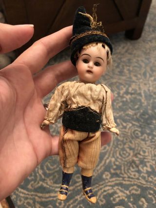 Antique All 5.  5” Simon Halbig Kammer & Reinhardt Mignonette Boy Doll 2