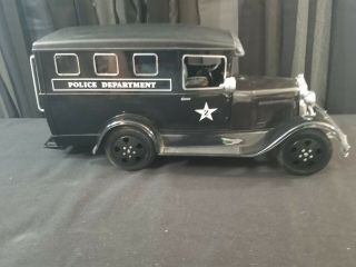 Vintage Jim Beam Decanter Police Car Paddy Wagon 1931 Ford Model A EMPTY 4