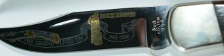 VINTAGE RARE 1986 BUCK CUSTOM 0854/ 2500 LIMITED EDITION NUMBERED KNIFE 4