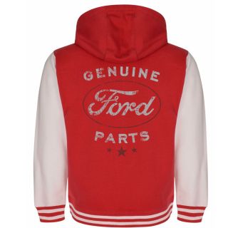 Ford Varsity Hoodie Jacket Parts Vintage Logo Classic ST RS Muscle Car Clothing 4