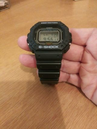 Vintage Casio G - Shock DW - 5300 901 Module 200M Alarm Chrono Mens Watch 3