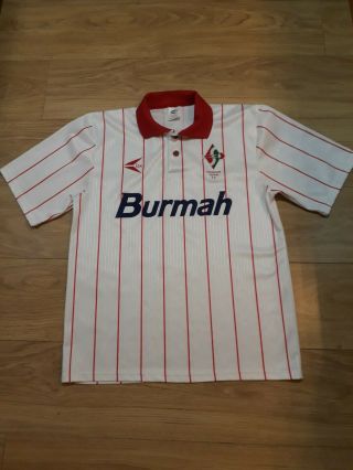 Vintage Football Loki Swindon Town Fc Away Shirt Yellow Burmah 93 - 95 Size 38 " - 40