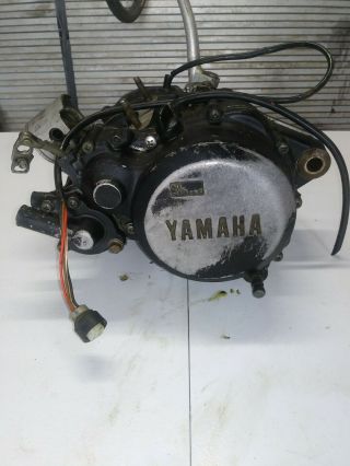 1984 Yamaha Yz125 Yz 125 Engine Motor Bottom End Vintage Mx