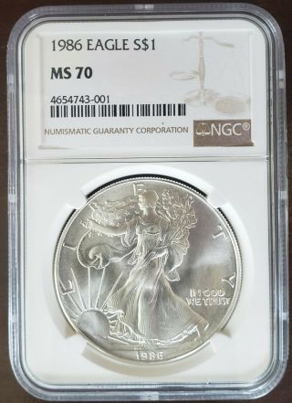 1986 Ase Ngc Ms70 Graded Perfect Very Rare Only A Few Hundred Books 1500 Bucks