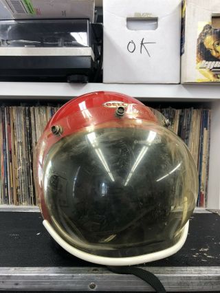 Vintage Bell Toptex R - T Helmet 7 1/4 Red