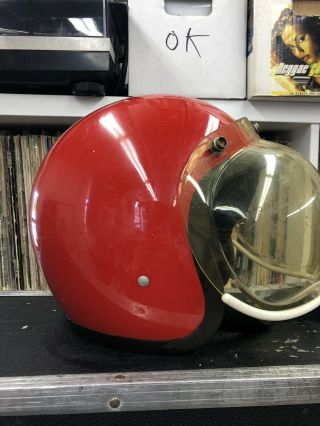 Vintage Bell Toptex R - T Helmet 7 1/4 Red 2